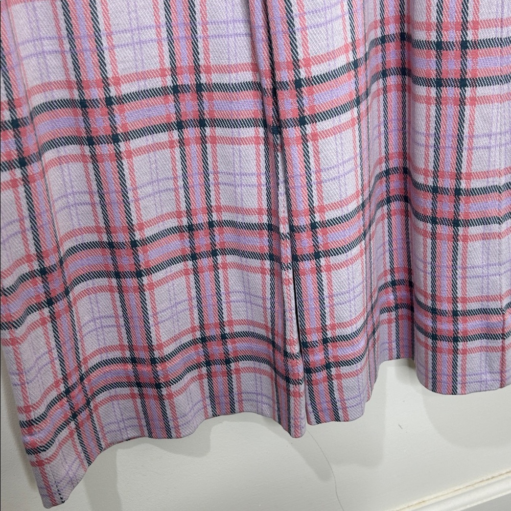 CAbi Pink Plaid Ankle Pants - Picture 12 of 15